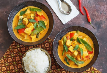 Tofu Thai Panang Curry with Mixed Vegetables