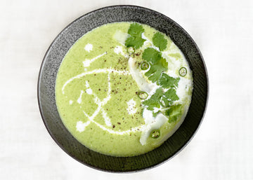 Green Pea Curried Soup