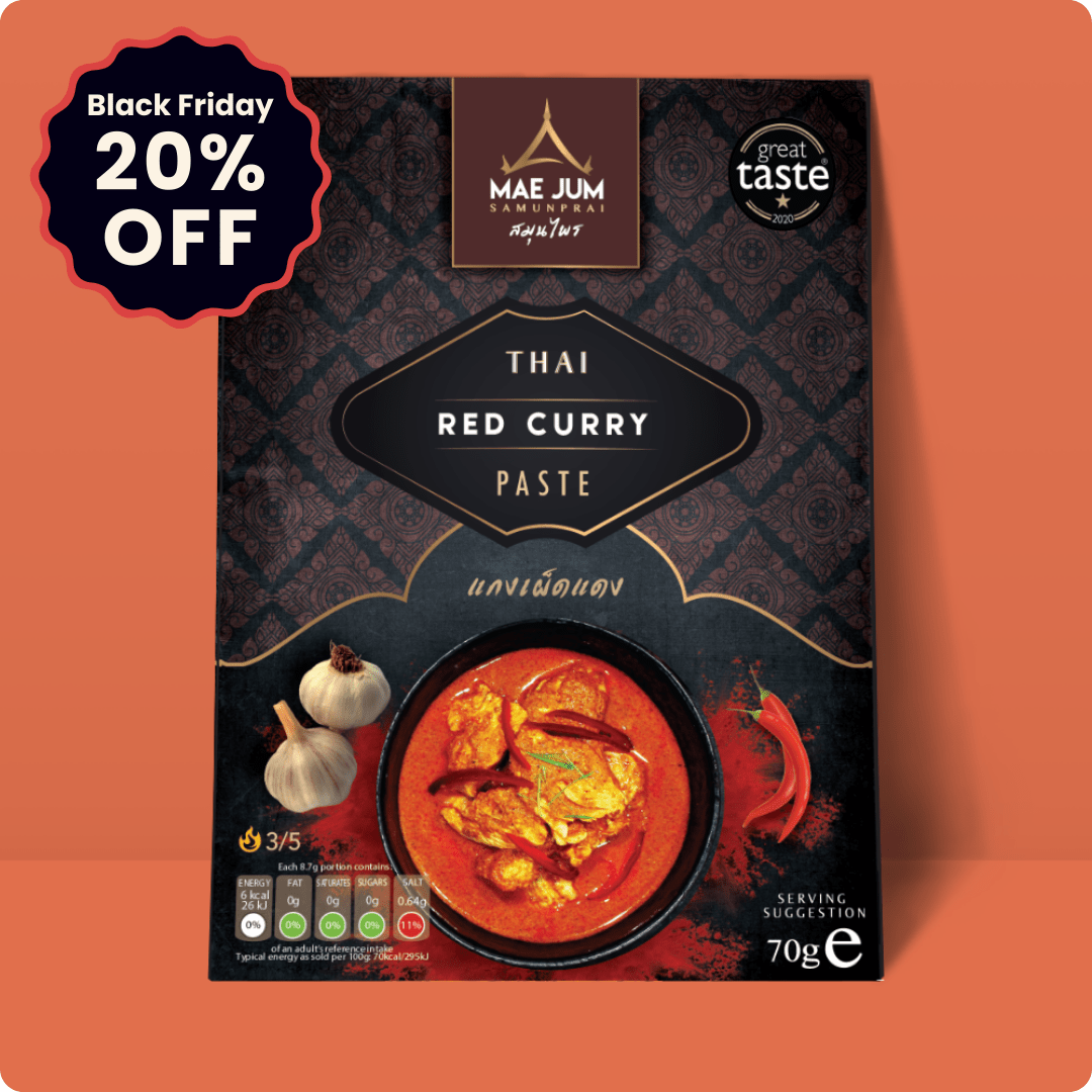 Thai Red Curry Paste - Mae Jum Store - MJ-RPA-S1-70-V0